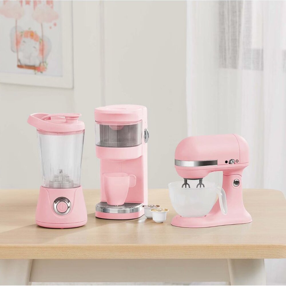Gourmet Kitchen Appliance Playset for Kids - Pink NEW